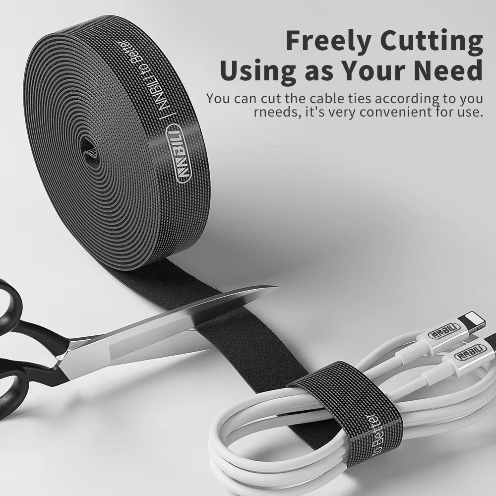 Velcros Cable Organizer USB Cable Management Protector Winder Cord Organizer for Iphone Mouse HDMI Wire Ties Organizador
