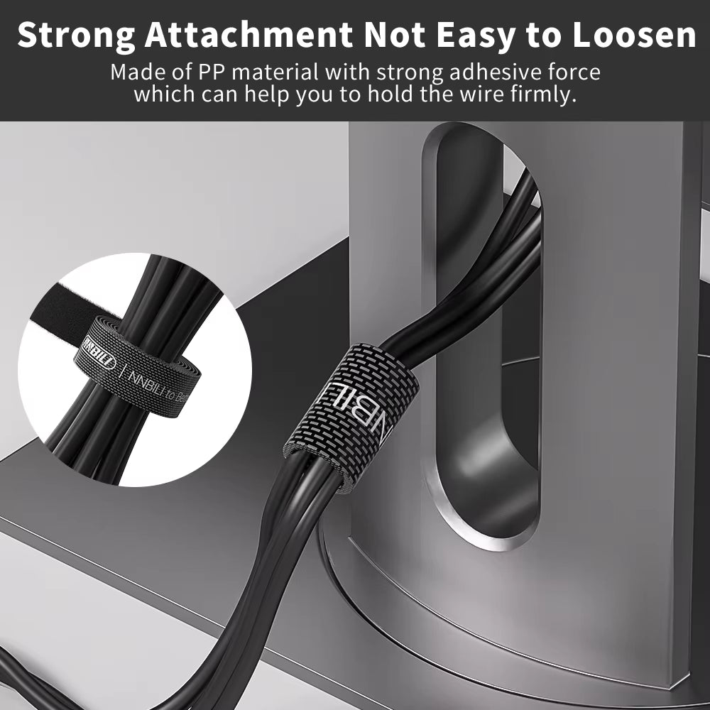 Velcros Cable Organizer USB Cable Management Protector Winder Cord Organizer for Iphone Mouse HDMI Wire Ties Organizador